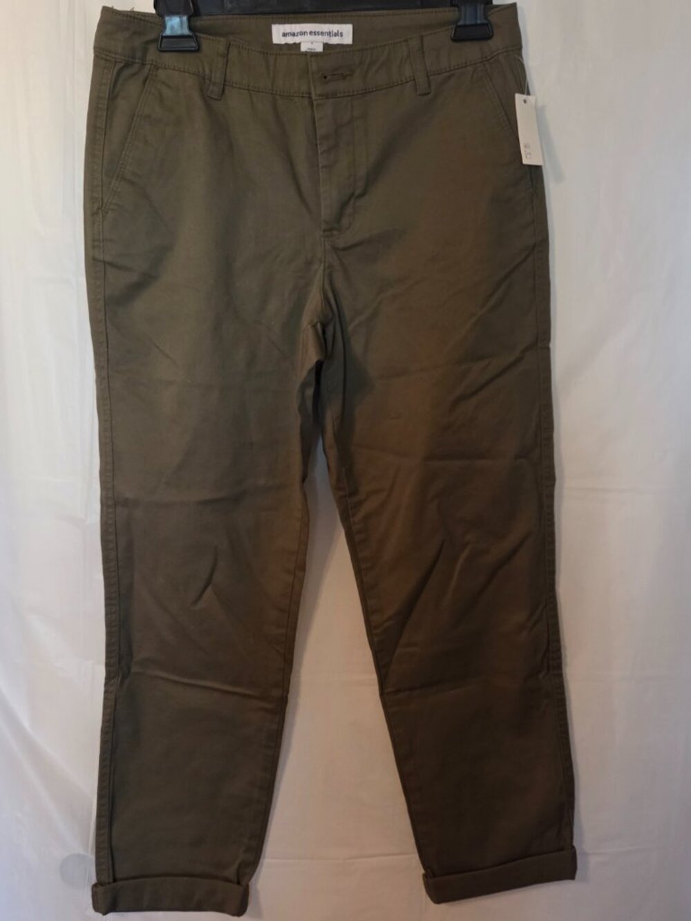 Womans Sz 4 Olive Chino Pants
